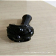 Factory Price Conventional Black Glass Hand Pipes for Smoking (ES-HP-154)